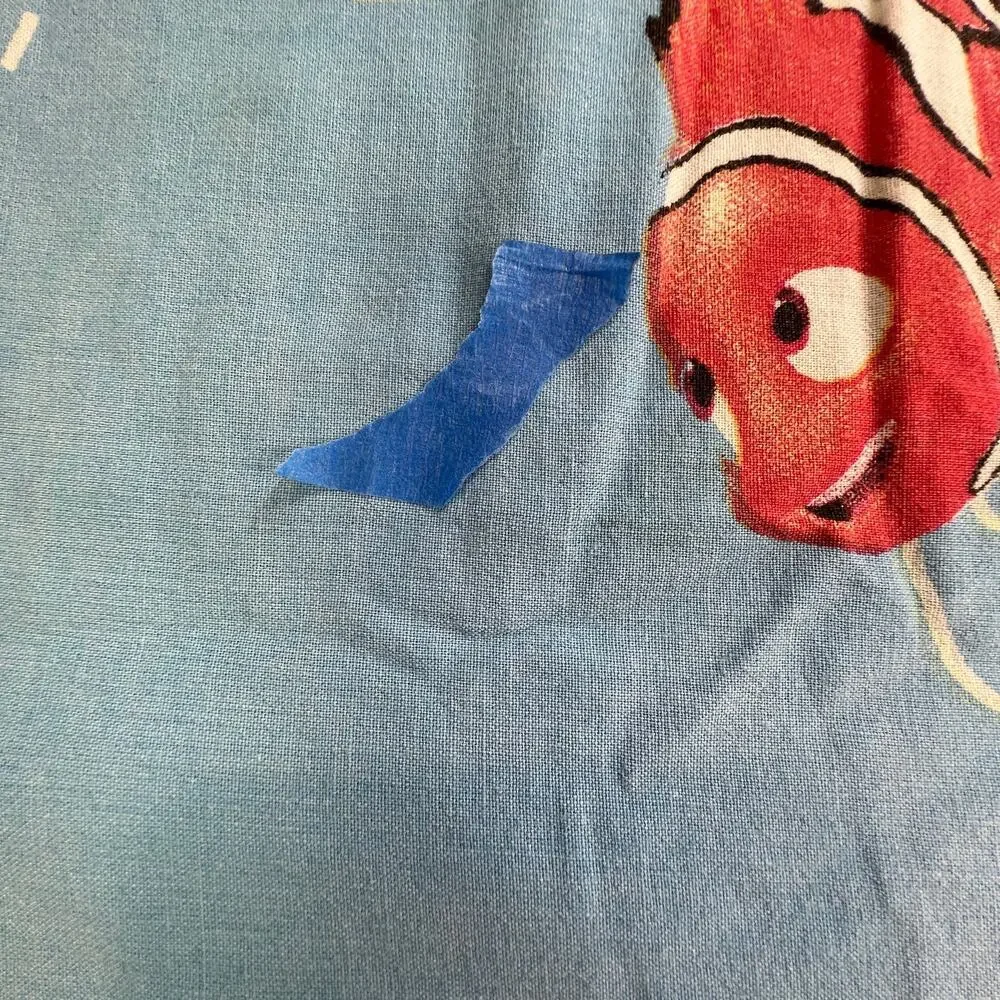 Disney Finding Nemo Duvet Blue Dori Bedding Upcycling Twin